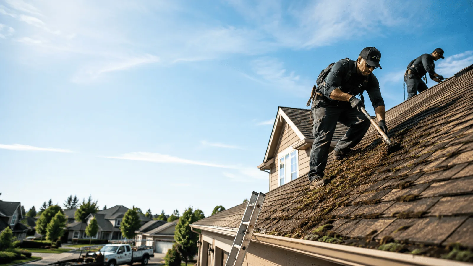 Roof Moss Removal in Wisconsin Dells, WI near me